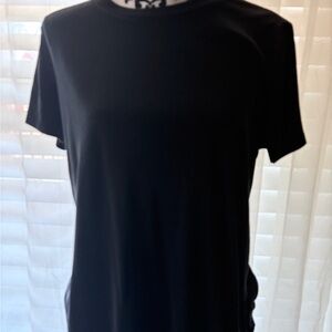Simply Vera Vera Wang Black Ribbed Top